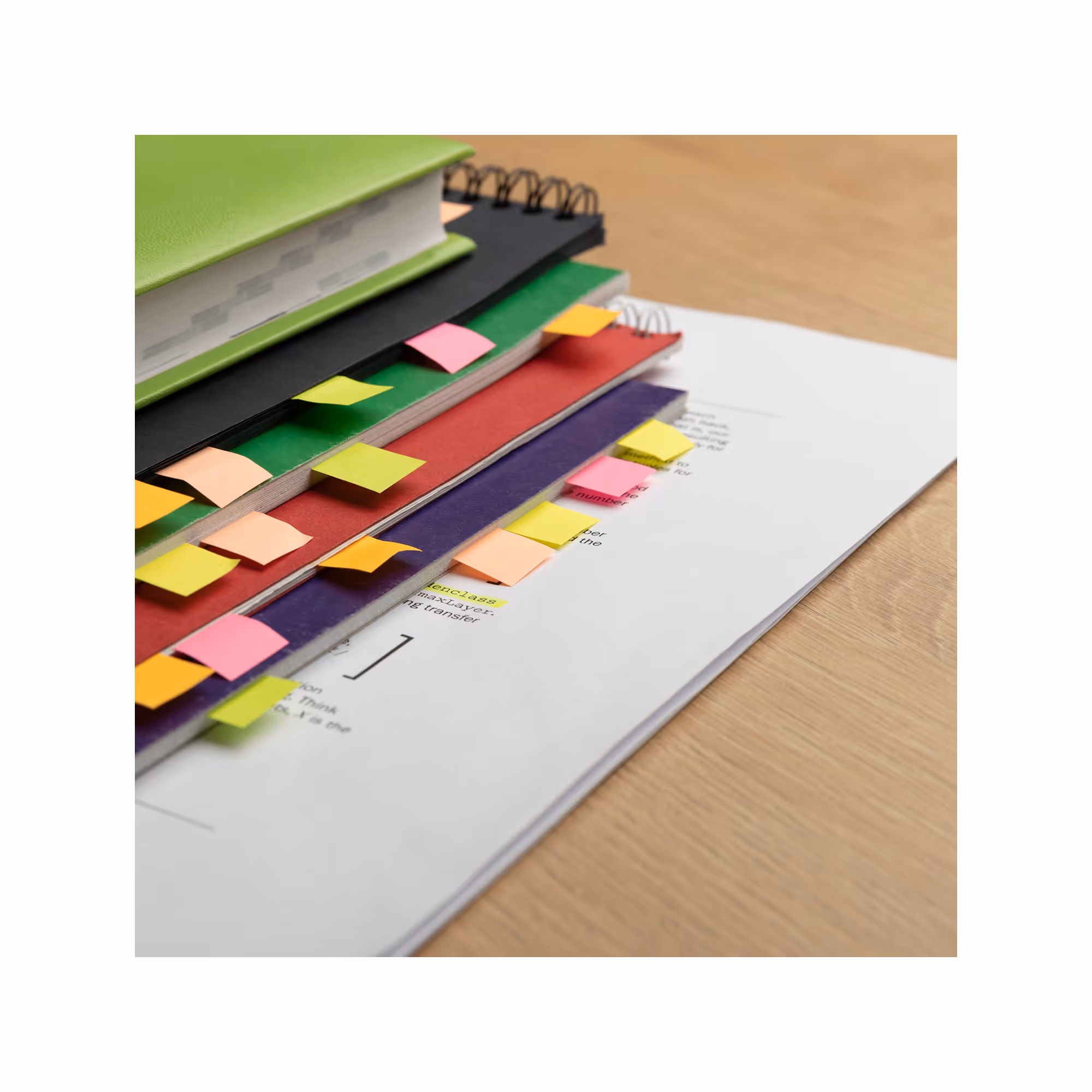 An image of multiple documents regarding the planning of an event.